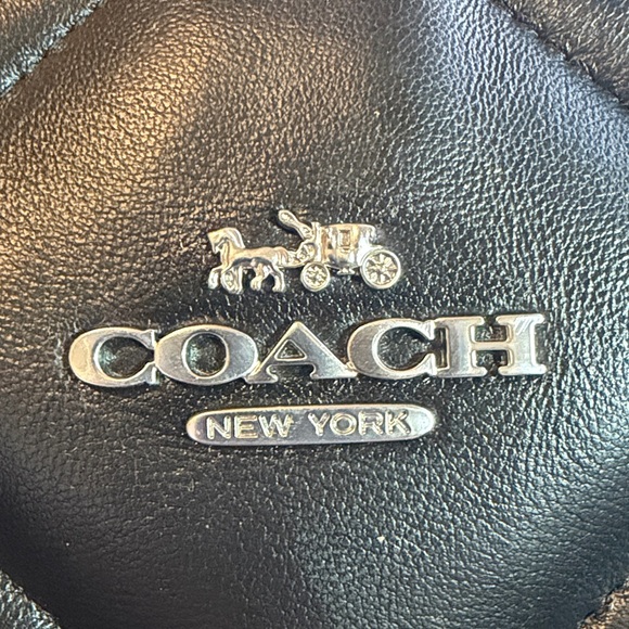 Coach Rowan Black Nappa Leather Quilted - Picture 9 of 10